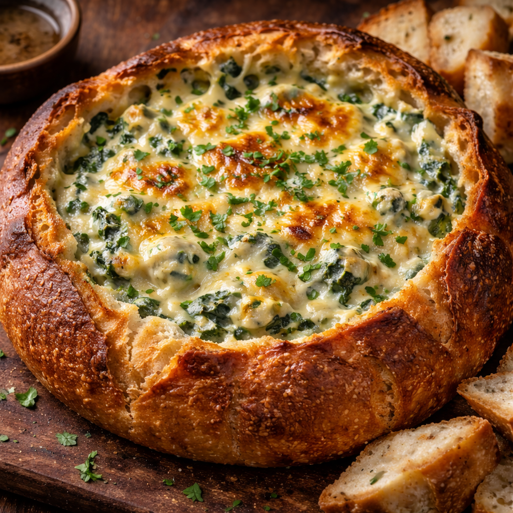 Hot Spinach & Artichoke Dip