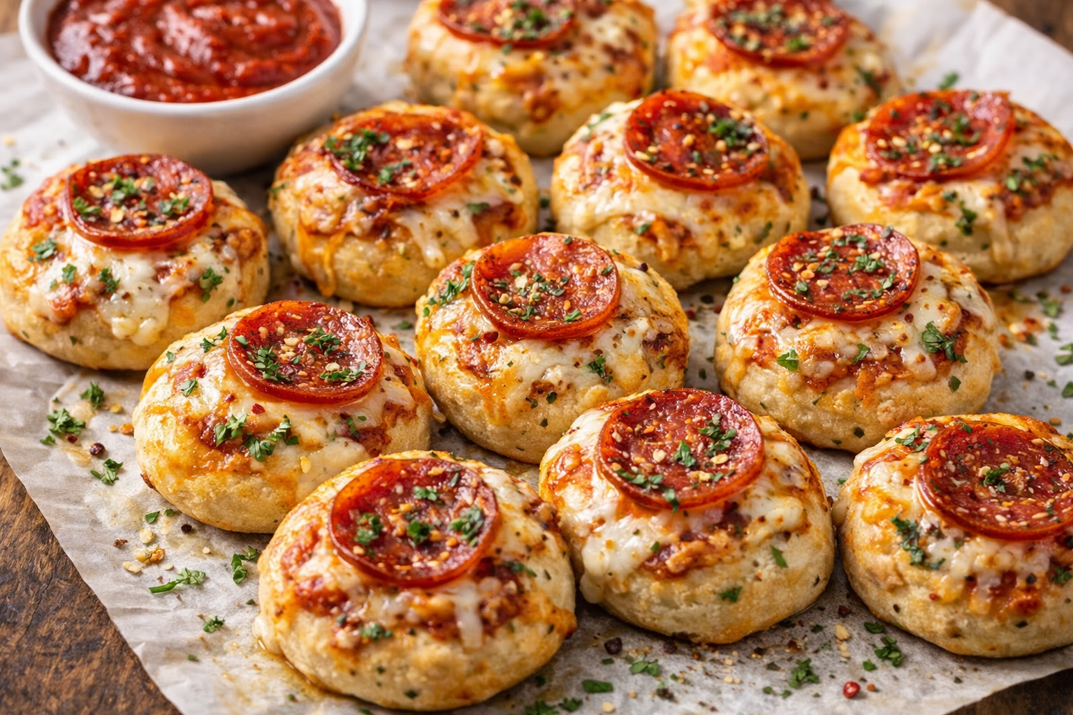 Pepperoni Pizza Bites